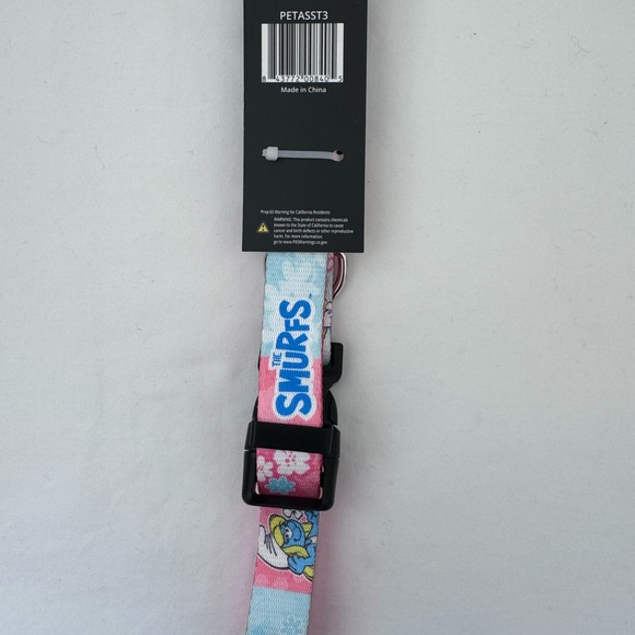 Smurfs large size dog collar new with tags - Picture 3 of 3